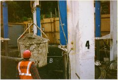 Brooklands Close shaft removing spoil for transportation to Alexandra Park